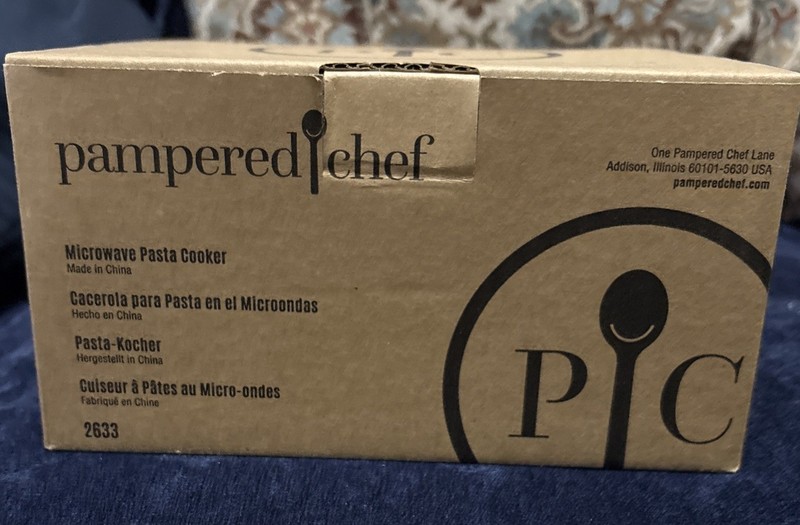 Pampered Chef Microwave Pasta Cooker 2633 New