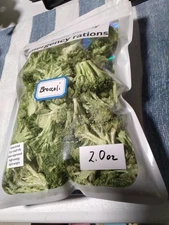 Cosmic Candy Emergency Ration Freeze Dried Broccoli 2.0 Oz Lg Bag