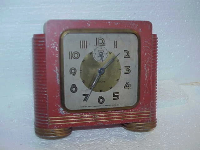 vintage ingraham clock products for sale | eBay
