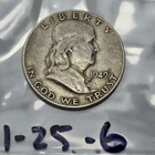 1949 D Ben Franklin Half Dollar .900 Silver 1-25-6