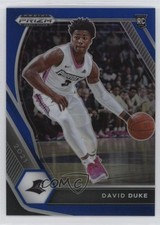 2021-22 Panini Prizm Draft Picks Blue Prizm 147/199 David Duke Jr #44 11th