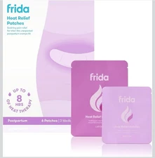 Frida Mom Heat Relief Patches - Postpartum Uterine Cramping Pain Relief - 6pk