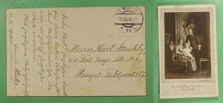 DR WHO 1916 AUSTRIA PRIMERA GUERRA MUNDIAL? POSTAL DEL REY KARL REINA ZITA A CORREO DE CAMPAÑA 117 R45760
