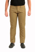 Incotex Slowear Men's Light Brown Flat Front Casual Pants