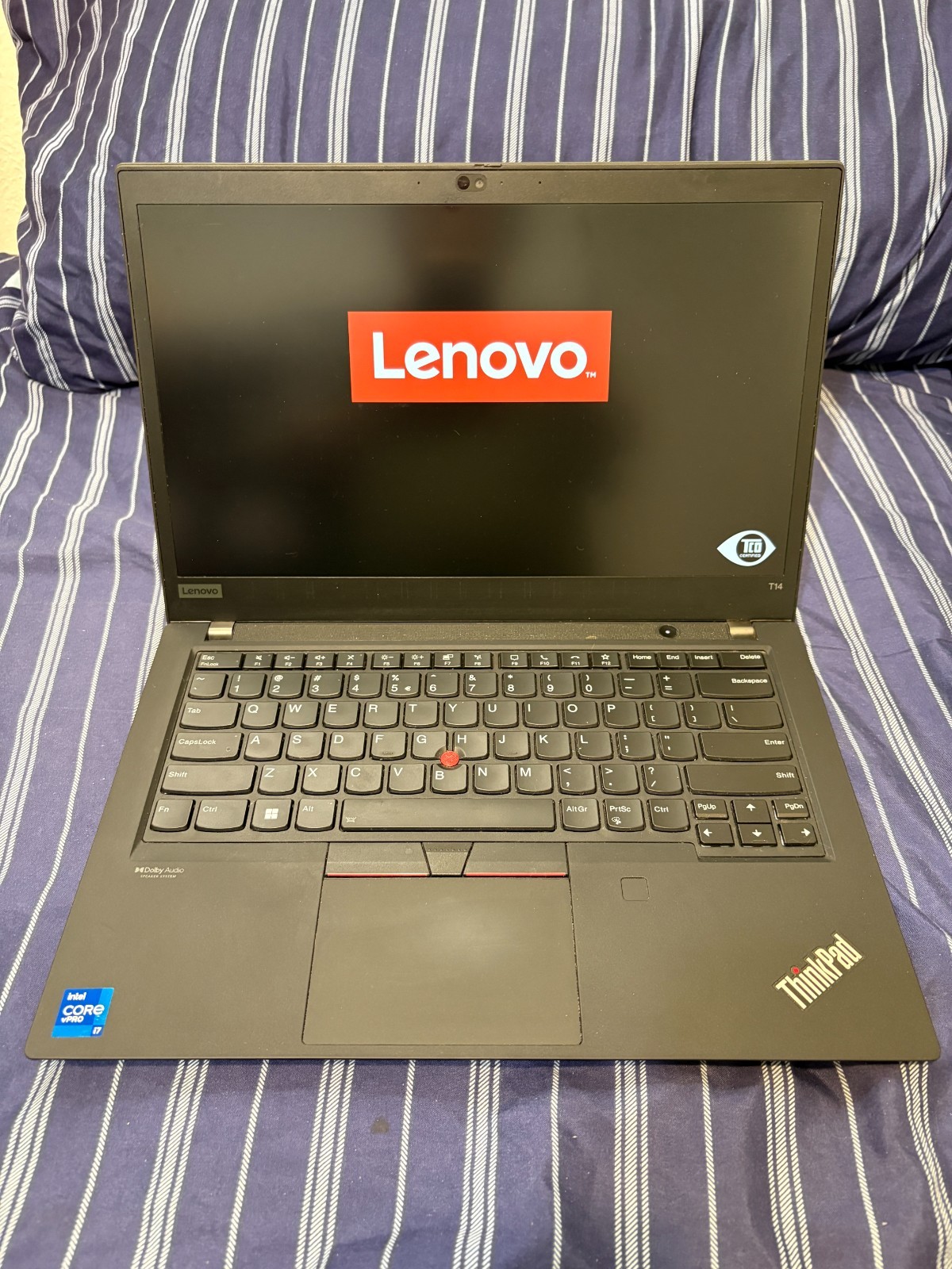 Lenovo ThinkPad T14, 14-Inch Laptop, with i7-1185G7 3GHZ, 512 GB SSD (Solid State Drive), Windows 11 Pro