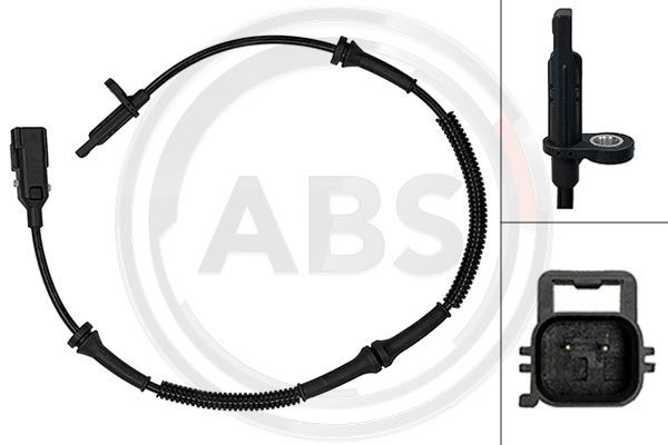 A.B.S. Sensor, Raddrehzahl 33132 FüR Jaguar-image