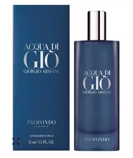 Giorgio Armani Acqua Di Gio Profondo 15ml/0.5oz Travel Size Spray EDP New
