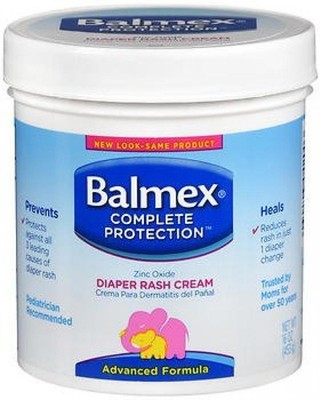 Emerson Balmex Zinc Oxide Diaper Rash Cream Jar Ointment Balsam 16oz 1