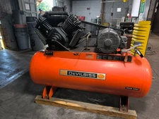 DeVilBliss VAV-5061 Air Compressor 15 HP 230/460V 175 PSI 120G 3 Cyl 112513T39