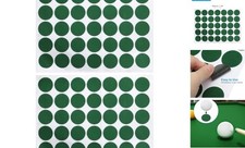 Billiard Cloth Repair Stickers 35mm, 70Pcs/2 Sheet Cloth Snooker Spots