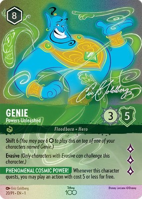 Genie, Powers Unleashed - D100 - Promo - Lorcana TCG