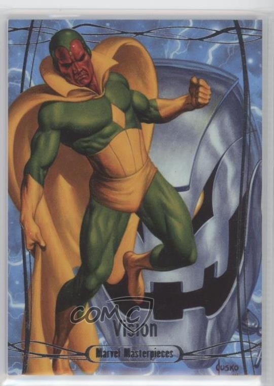 2016 Upper Deck Marvel Masterpieces 305/999 Level 3 Vision #66 em6
