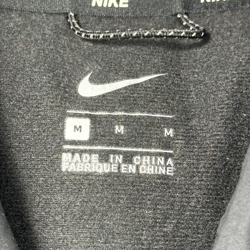 Nike Piumino Giacca Uomo Medium Nero Logo Spartano Full Zip Tampone Isolato - Foto 3 di 24