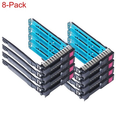 8Pcs 2.5'' SFF SAS/SATA Drive Tray Caddy for HP DL560 DL580 DL360 G8 G9 Gen 9