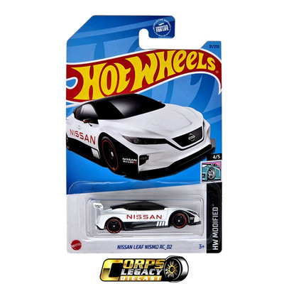 Hot Wheels Nissan Leaf Nismo RC_02 2023 HW Modified 4/5 91/250 White NEW