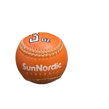3 oz Ounce Weighted Strength TRAINING Ball Pitcher Pitching BASEBALL Orange T23