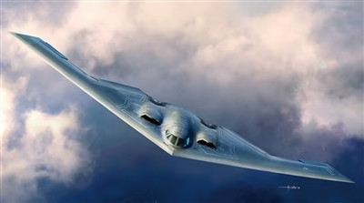 Academy 1/144 US B-2A Stealth Bomber 12645'
