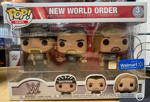 WWE Funko Pop nWo 3 Pack Walmart Exclusive Hollywood Hogan Kevin Nash Scott Hall