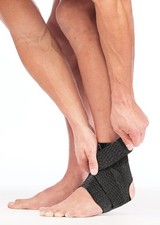Mueller Adjustable Ankle Support Green Line  86511 One Size Fits Most
