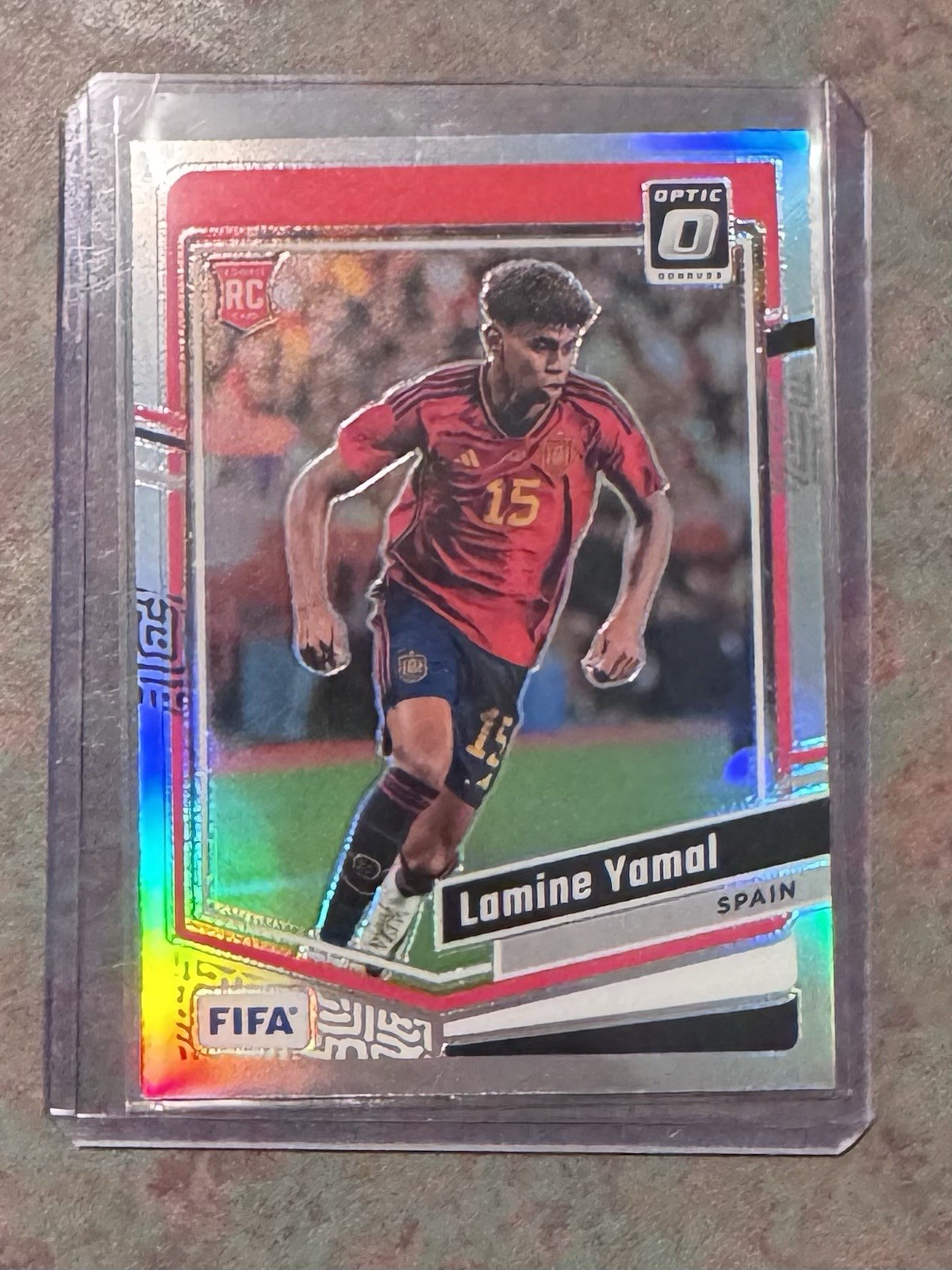 2023-24 Panini Donruss FIFA Lamine Yamal Optic Holo Rookie RC #54 Spain