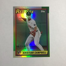 2025 Topps Update Series - 1990 Topps Baseball Kristian Campbell #U90-36 (RC)