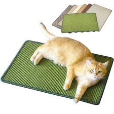Cat Scratcher Mat, 23.6x15.7inch Natural Sisal Cat Scratchers for Indoor Cats...