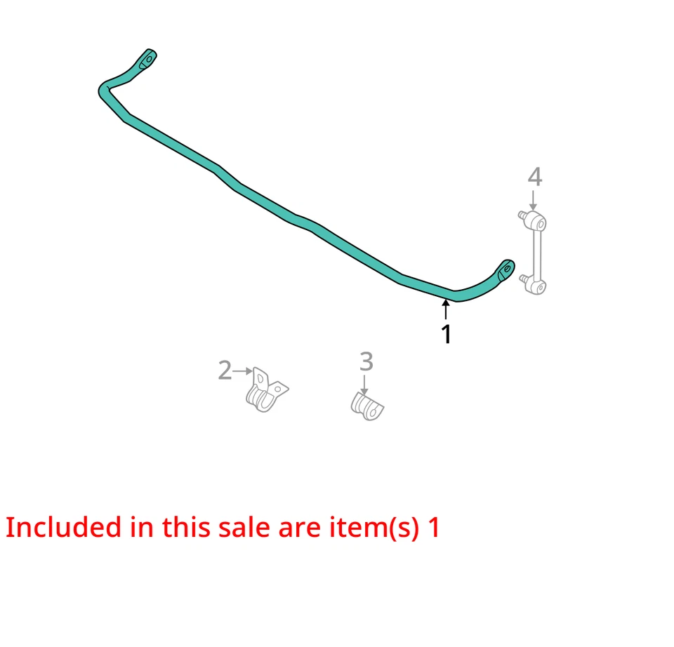 Barra estabilizadora trasera Mazda 2007 3 tracción delantera OEM 109 k millas - LKQ408462297 Foto 4 de 4