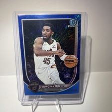 2025 Bowman Chrome Blue Shimmer Parallel 100/150 Donovan Mitchell Cavaliers