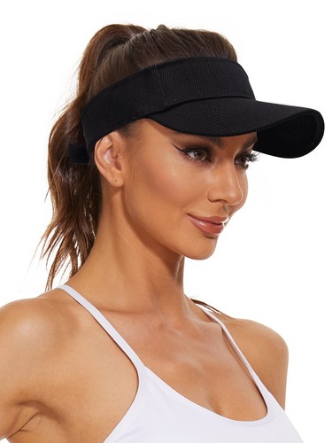 Visors for Women Mens Sun Visors with UV Protection Sports Sun Visor Hats Ten... - Picture 4 of 9