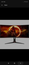 AOC CU34G2X 34" VA LED Computer Monitor - CU34G2X/BK