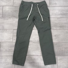 Vuori Ripstop Climber Pants Men s Green Jogger Cargo Hiking Zip Pocket 31x29