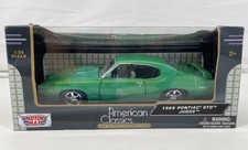 Motor Max 1969 Pontiac Gto Judge Green 124 Diecast American Classics New In Box