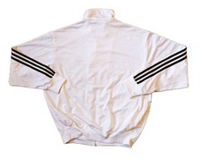 Adidas Firebird Jacke weiß schwarz Retro Originals Vintage RARE white black L