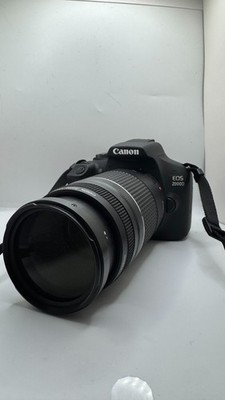 Canon EOS 2000D Rebel T7, 18-55mm lens and EF 75-300 mm lens