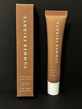 Summer Fridays Lip Butter Balm Vanilla Beige vegan FULL SIZE (0.5 oz) New In Box