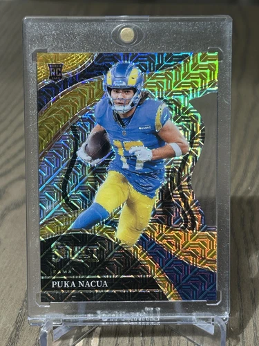 2023 Panini Select Football Puka Nacua Club Level Mojo Gold 06/10