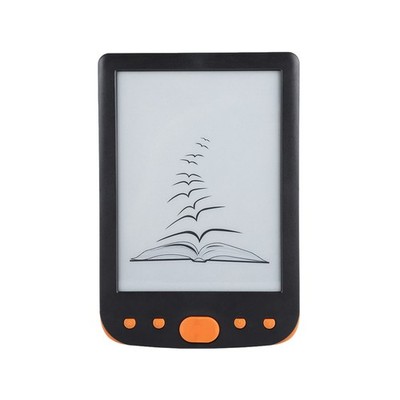 BK-6025L 6in 8G E Book Reader Supports TF Card Screen Lighting Orange SAL
