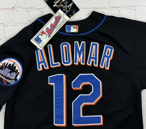 Kids Boys Roberto Alomar Stitched New York Mets MLB Baseball Jersey Age 10/12 - Picture 12 of 12