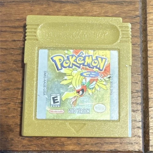 Nintendo Game Boy Color Pokémon Gold Version. Cartridge only. Tested- Saves.
