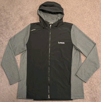 Zero Restriction Full Zip Champ Hoodie Golf Black Gray Jacket Men's Large