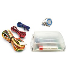 One Touch Engine Start Kit - Blue Illuminated Button