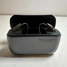 GN ReSound C-1 LiNX Silver Behind-The-Ear Digital RIC Quattro Hearing Aids