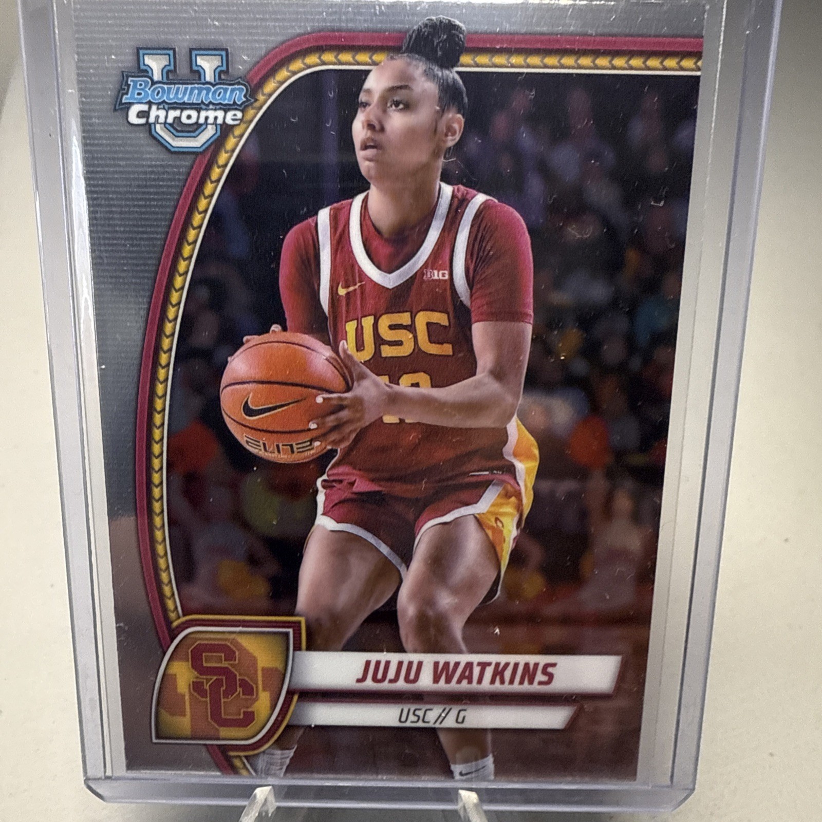 2024-25 Bowman Chrome U JuJu Watkins USC Trojans Rookie Card