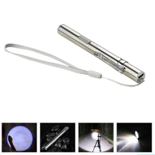 Ricaricabile Torcia Elettrica USB & Cavo Luce LED Penna Misura Caldo Useful
