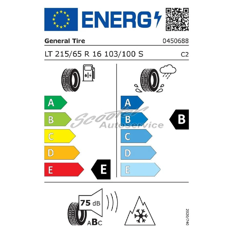 General Allwetter-Reifen 215/65R16 103S Grabber AT-3 3PMSF LRD | 83697 - Bild 2 von 3