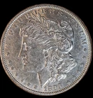 1893 P Morgan Silver Dollar $1 ALMOST UNC FREE SHIPPING - NO RESERVE