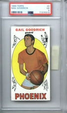 1969 TOPPS BASKETBALL #2 GAIL GOODRICH PHOENIX PSA 5