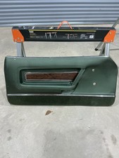 Nos 1971-73 Ford Mustang Green Deluxe Door Panel Drivers Side D1zz-6523943