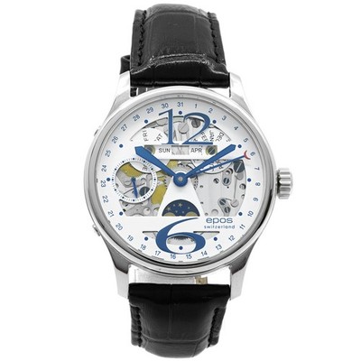 Epos Watch Passion 3368 - Inventory 8620 Stainless Steel 42mm