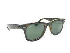Ray-Ban RB 4340 710 WAYFARER Tortoise Sunglasses Green G-15 Lens 50-22 150 Italy